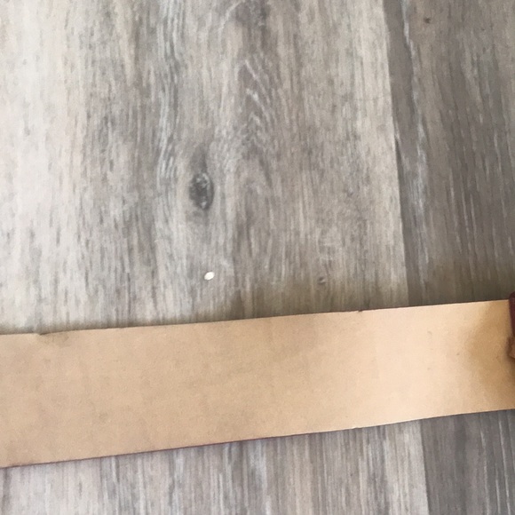 Garuglier’s leather belt XL maroon purple stones silver buckle made in … - Picture 15 of 17